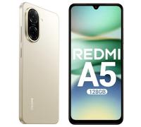 XIAOMI Redmi A5 Smartphone 6.88" HD+ 120Hz 3GB+64GB (Espandibile a 6GB) | senza NFC | Batteria 5200mAh | Fotocamera 32MP | Senza Caricatore - Oro (Oro, 128, GB, 4, GB)