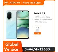 Xiaomi Redmi A5 Versione Globale Smartphone 32MP AI Doppia Fotocamera Display da 6.88" UNISOC T7250 CPU 5200mAh Batteria 15W Ricarica Veloce 3GB 64GB Blue