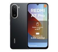 XIAOMI REDMI A7 Pro Smartphone 4+128GB, Nero,Display immersivo 6,9" | Processore Octa-core, Doppia fotocamera AI da 13MP,Garanzia 2 anni + 1 anno extra, Batteria 6000 mAh(tip)