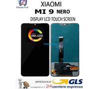 XIAOMI REDMI Mi9 - Mi 9 DISPLAY TOUCHSCREEN OLED VETRO NERO PARI ORIGINALE GLS