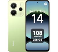 XIAOMI Redmi Note 14 4G 8GB+256GB nero Display 120Hz, fotocamera AI 108MP, batteria 5500mAh, MediaTek Helio G99 Ultra, funzione NFC, senza caricatore, verde