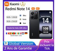 Xiaomi Redmi Note 14 4G Dual SIM 6GB RAM 128GB - Midnight Black EU
