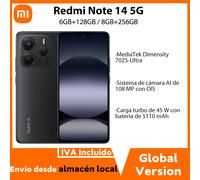 Xiaomi Redmi Note 14 16,9 cm (6.67") Dual SIM ibrida 4G USB tipo-C 8 GB 256 GB 5500 mAh Blu