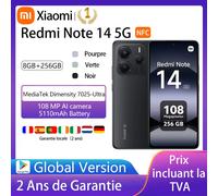 Xiaomi Redmi Note 14 5G 16,9 cm (6.67") Dual SIM ibrida USB tipo-C 8 GB 256 GB 5110 mAh Lavanda, Viola