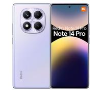Xiaomi Redmi Note 14 PRO 12 + 512 GB 5500 mAh Batteria 6.67' AMOLED Display MediaTek Helio G100-Ultra 120 Hz Eye-Care Display 200 MP Imaging System 5500 mAh Batteria massiccia (Viola)