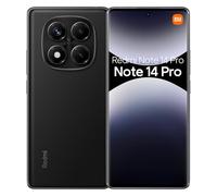 Xiaomi Redmi Note 14 Pro 4G Smartphone 12 + 512 GB, 5500 mAh, grande capacità, display AMOLED, 33 W, ricarica rapida, no NFC, con testina di ricarica, versione europea, nero