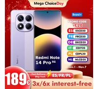 Xiaomi Redmi Note 14 Pro 5G 8GB/256GB 12GB/256GB 12GB/512GB NFC versione globale cellulare