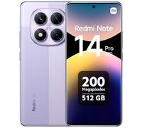 Xiaomi Redmi Note 14 Pro 5G Smartphone 12 + 512 GB, 6,67" Super QPD, ultra trasparente, viola (versione EU)
