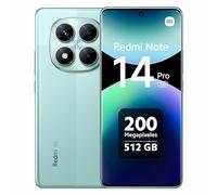 XIAOMI Redmi Note 14 Pro 5G Smartphone, 12 GB RAM 512 GB, 6.67 Inches, Rhythm Eye Protection, Fingerprint Unlock, Dual Card Dual Standby, Curved Screen, NFC, 45W Wired Fast Charging, Verde corallo