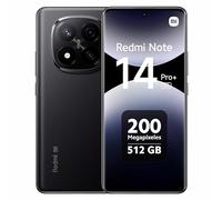 XIAOMI Redmi Note 14 Pro+ 5G smartphone, 12GB RAM 512G, schermo AMOLED 6.67 pollici 1.5K, sensore di impronte digitali, fotocamera 200MP, doppia SIM, NFC, ricarica veloce 120W, Midnight Black