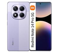 XIAOMI Redmi Note 14 Pro 5G Smartphone,6,67 pollici, viola, 12 GB RAM, 512 GB, Dual SIM, NFC(senza caricatore incluso)