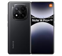 XIAOMI Redmi Note 14 Pro+ 5G Smartphone 8 + 256 GB 200 MP AI Camera All-Star Durability Snapdragon® 7s Gen 3 1,5 K 120 Hz Eye-Care Display 5110 mAh batteria con NFC, NO Charge (Nero)