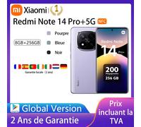Xiaomi Redmi Note 14 Pro Plus 5G, NFC, Snapdragon®7s Gen 3, schermo AMOLED 1,5K di pollici, 120Hz, fotocamera 200 MP, batteria 5110 mAh，Caricabatterie non incluso Rub Blue