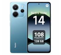 XIAOMI Redmi Note 14 Smartphone, 6GB RAM 128GB, Schermo 6.67" AMOLED, 120Hz, Fotocamera 108MP, Sensore di impronte digitali, NFC, 33W turbo ricarica, 5500mAh, Blu oceano