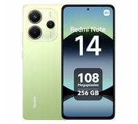 XIAOMI Redmi Note 14 - Smartphone de 8+256GB, Pantalla de 6.67" AMOLED FHD+ 120Hz, MediaTek Helio G99-Ultra, cámara de 108MP, TurboCharge 33W, 5500 mAh, Cargador no Incluido, Verde (Versión ES)