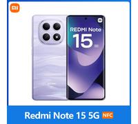 Xiaomi Redmi Note 15 5G, NFC, Schermo AMOLED FHD da 6,77'', 120 Hz, Fotocamera da 108 MP, Batteria da 5520 mAh, IP65