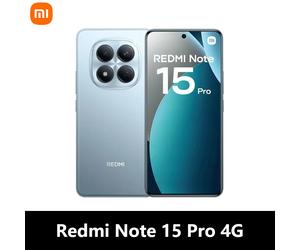 Xiaomi Redmi Note 15 Pro 4G, NFC, Schermo AMOLED FHD da 6,77'', 120 Hz, Fotocamera 200 MP, Batteria da 6500 mAh, IP65