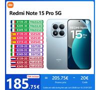 XIAOMI REDMI NOTE 15 PRO 5G 8GB RAM 256GB DUAL SIM 6.83'' NERO