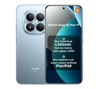 Xiaomi Redmi Note 15 Pro+ 5G, Smartphone 8+256GB, Batteria massiccia da 6500 mAh, IP66/IP68, Nuova fotocamera 200 MP, Display AMOLED da 6,83", Blu Ghiacciaio, Garanzia 2 anni, Caricatore non incluso
