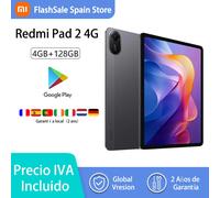 Xiaomi Redmi Pad 2 4G, 11", risoluzione 2.5K, MediaTek Helio G100-Ultra, 90 Hz, fotocamera da 8 MP, batteria da 9000 mAh Grigio grafite