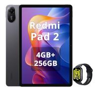 XIAOMI Redmi Pad 2,Tablet 4 GB + 256 GB WiFi,display da 11 pollici 2.5K nitidissimo,processore avanzato Helio G100-Ultra, batteria capiente da 9000 mAh,versione WiFi,Grigio,incluso Smart Watch