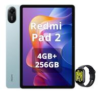 XIAOMI Redmi Pad 2,Tablet 4 GB+256 GB WiFi,display da 11 pollici 2.5K nitidissimo,processore avanzato Helio G100-Ultra, batteria capiente da 9000 mAh,versione WiFi,Verde,incluso Smart Watch
