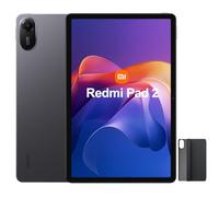 XIAOMI Redmi Pad 2 Tablet | Display 11" 2.5K 90Hz, 4GB RAM+128GB ROM, Chipset MediaTek G100 Ultra, Batteria 9000 mAh, Audio Dolby Atmos, HyperOS, Grigio con custodia protettiva nera inclusa