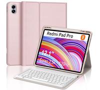 Xiaomi Redmi Pad Pro 12.1 Custodia per tastiera - Xiaomi Pad Poco 12.1 pollici 2024, tastiera magnetica rimovibile con layout QWERTZ, custodia con portapenne per Xiaomi Pad Poco 12.1/Redmi Pad Pro