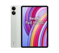 XIAOMI Redmi Pad Pro 5G (Tablet) Con Anello, 2.4GHz Display 12.1", Batteria da 10.000 mAh, Ricarica rapida 33W, 6GB RAM-128GB ROM, Verde
