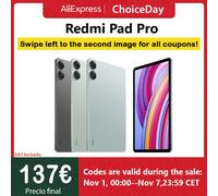 Xiaomi Redmi Pad Pro Tablet Versione globale 8 + 256GB Snapdragon 7S Gen 2 octa Core Display batteria 12.1'' 120Hz 10000mAh