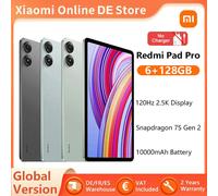 Xiaomi Redmi Pad Pad Pro Qualcomm Snapdragon 128 GB 30,7 cm (12.1") 6 GB Wi-Fi 6 (802.11ax) Android 14 Grafite, Grigio
