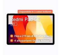 Xiaomi Redmi Pad SE Qualcomm Snapdragon 256 GB 27,9 cm (11'') 8 GB Android 13 Grigio Xiaomi