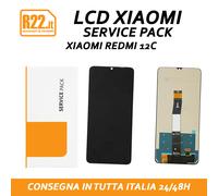 Xiaomi Schermo LCD con Vetro Touchscreen per Xiaomi Redmi 12C ORIGINALE