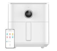 XIAOMI Smart Air Fryer 6.5L Friggitrice ad Aria 6.5L, 1800W, 100 Ricette, Display OLED, Temperatura Regolabile 40°C-220°C °, Cottura Uniforme 360°, Bianco (Versione ES)