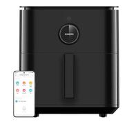 Xiaomi Smart Air Fryer 6.5L, Friggitrice ad aria 6.5L, Riscaldamento a convenzione 360°, Display OLED, Temperatura 40°C-220°C °, Funzione Sgrassatura, Controllo via APP con Ricette dedicate, Nero
