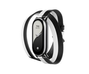 Xiaomi Smart Band 8 Double Wrap Strap Black and White