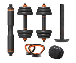 Xiaomi Smart Kit Manubri + Barra + Kettlebell FED 20Kg + Sensore