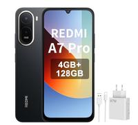 XIAOMI Smartphone Redmi A7 Pro 4 + 128 GB 6,9" 120 Hz HyperOS 3 6000 mAh Dual SIM, nero incluso caricatore da 67 W