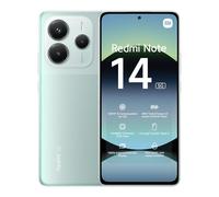 Xiaomi Smartphone Redmi Note 14 5G, 6+128G, Sistema fotografico AI da 108MP, batteria da 5110mAh, display con tecnologia Eye-Care da 120Hz, funzionalità AI (caricabatterie non incluso), Verde