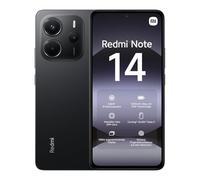 XIAOMI Smartphone Redmi Note 14, 8+256GB, Sistema fotografico con AI da 108MP, batteria da 5500mAh, display Eye-Care da 120Hz, funzionalità AI (caricabatterie non incluso),Nero