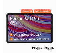 Xiaomi Redmi Pad Pro 5G Qualcomm Snapdragon 128 GB 30,7 cm (12.1") 6 GB Wi-Fi 6 (802.11ax) Android 14 Grigio