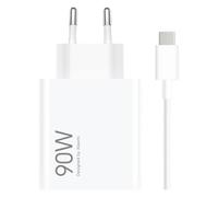 XIAOMI TRAVEL CHARGE HYPERCHARGE COMBO TYPE A 90W WHITE CON CAVO USB