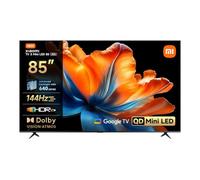 XIAOMI TV S Mini LED 85 pollici (216 cm), QLED Mini LED Televisore, Smart TV con Dolby Vision + Dolby Atmos, 144Hz con 288Hz Game Boost Mode, 4K UHD, HDR10+, MEMC, Google TV, Airplay 2