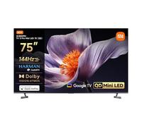 XIAOMI TV S Pro Mini LED 75,smart tv,4k QLED,144Hz Google TV,HDR 10+, Tuner DVB-C/S/S2/T/T2,MEMC,Dolby Vision,Dolby Atmos,DTS-X,Harman AudioEFX，Integrazione Alexa, Airplay2