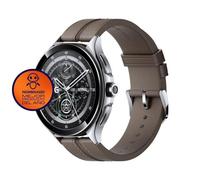 Xiaomi Watch 2 Pro 4G eSIM Bluetooth GPS 46mm AMOLED Argento Cinturino Marrone 5ATM