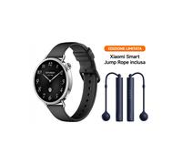 Xiaomi Watch S4 41mm + Jump Rope, Black 3,35 cm (1.32") AMOLED Digitale Argento