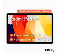Xiaomi Redmi Pad Pad SE Qualcomm Snapdragon 128 GB 27,9 cm (11") 4 GB Android 13 Grafite, Grigio