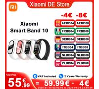 【Xiaomi】Xiaomi Smart Band 10, schermo AMOLED con bordi ultrasottili, gestione del sonno ottimizzata con supporto personalizzato