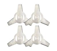 xiaopang 1/2/4 Pezzi di Lame for Testina decespugliatore for tagliaerba in Metallo da 150 mm for Tosaerba Elettrico, Parti for Tosaerba, Accessori for Utensili(Orange)