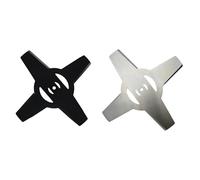 xiaopang 1/2 Pezzi 150 mm in Metallo for decespugliatore, Lame for Testina 3/4 Denti for Tosaerba Elettrico, Parti for Tosaerba, Accessori for Utensili(2Pcs 4T Set)